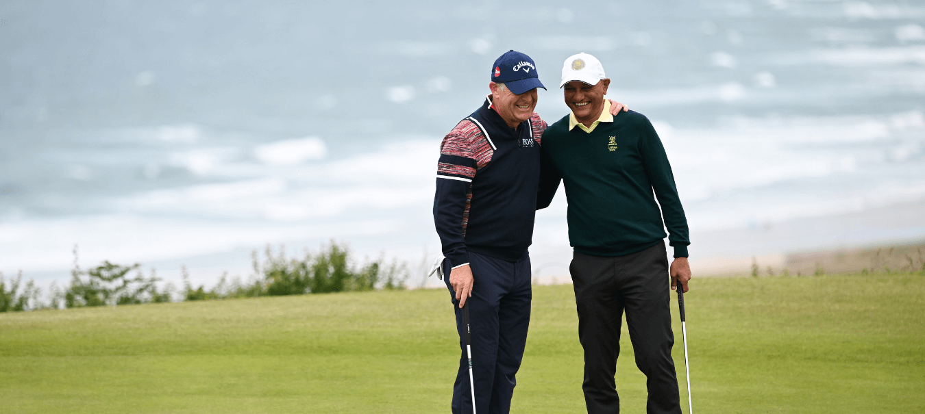 Play with Ryder Cup Captains, Ryder Cup Players and Major Winners.